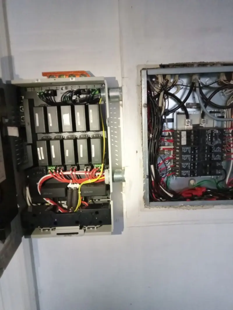 Electrical panel upgrade completed for Indoor Lighting Installation in Larned
